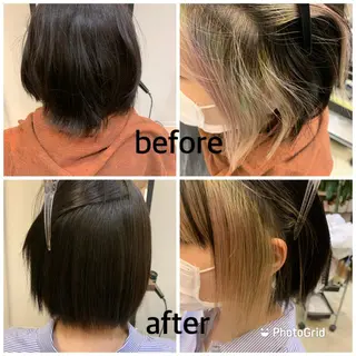 ショート パーマ 伊藤 裕貴のヘアスタイル