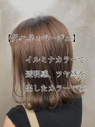 ショート カラー 韓国風レイヤー🗝要 暗透カラー📓吉祥寺のヘアスタイル