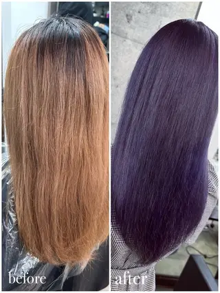 ロング エクステ💕カラー エリア最安値💕のヘアスタイル