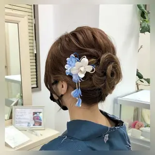 ヘアアレンジ 似合わせヘアメイク 💐オダギリチアキのヘアスタイル