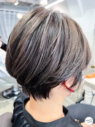 ショート カラー Ainoa 金町店所属・佐々木 楓夏のヘアスタイル