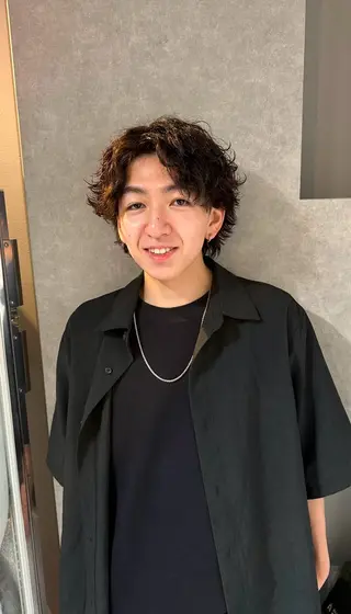 ショート パーマ メンズ S/CAVE メンズ専門美容室のヘアスタイル