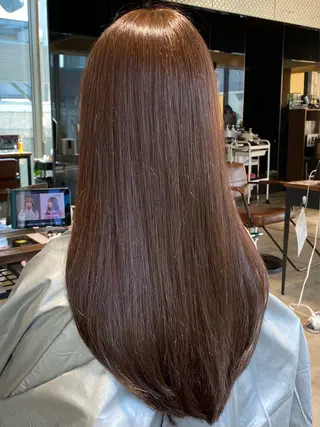 ロング カラー 髙木美緒🌿 レイヤー/アレンジのヘアスタイル