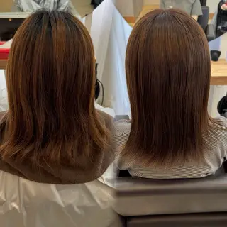 セミロング lapereau ayanaのヘアスタイル