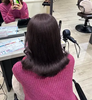 セミロング カラー KANA🌀 銀座/レイヤーカットのヘアスタイル