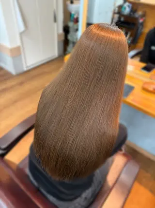 ロング カラー 🩶西 雪乃/透明感 くすみカラー🫧のヘアスタイル