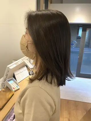 ミディアム カラー newi京橋 【sachi】のヘアスタイル