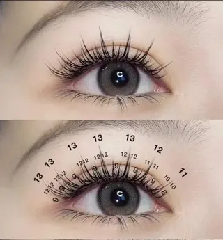 マツエク・マツパ Eyelist Ayumi🦋のマツエク・マツパデザイン