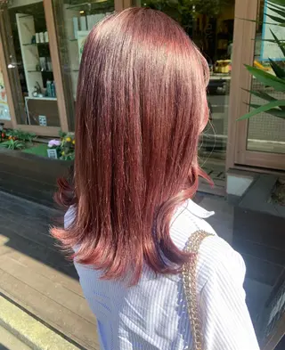 ミディアム カラー 🤍透明感/韓国風 🤍サクラギヒトミのヘアスタイル