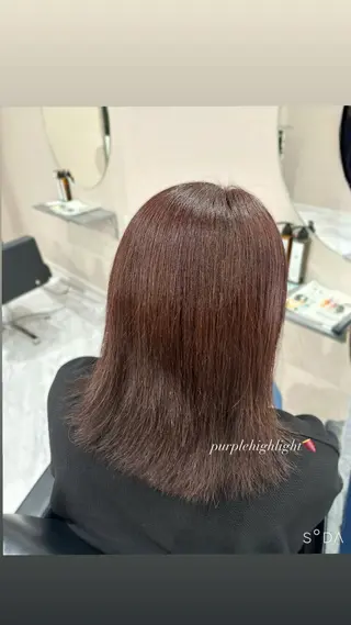 ミディアム 🐰透明感カラー 🎀/Miyuのヘアスタイル