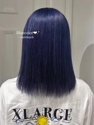 セミロング カラー cocoro💗マツ エク/まつパ/八王子のヘアスタイル