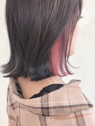 カラー 吉元 結衣佳のヘアスタイル