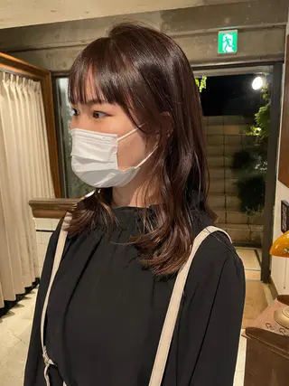 ミディアム カラー まつ毛パーマ🐏 NANAMIのマツエク・マツパデザイン