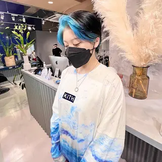 カラー レイヤーカット 古川洋之のヘアスタイル