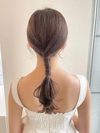 ロング 永井 瑞穂のヘアスタイル