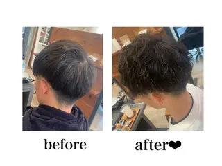 メンズ 井上 美春のヘアスタイル