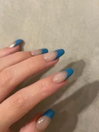 ロング m kaori𓃟のネイルデザイン