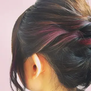 セミロング カラー 宮内 真乃のヘアスタイル