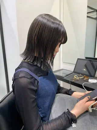 ミディアム 【美容室が苦手な方 専問美容室】MIHOのヘアスタイル