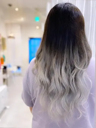 ロング カラー ヘアアレンジ Shelltie Fiel (シェルティフィエル)所属・次世代シールエクステ 錦糸町 小泉 朋之のヘアスタイル