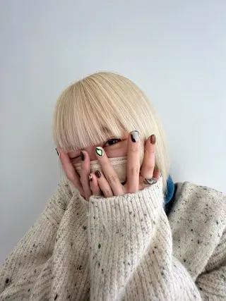 ネイル 【韓国ヘア・ネイル】 HINATA🍒のネイルデザイン