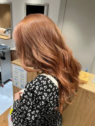 ロング カラー 大河原 美優のヘアスタイル