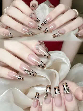 ロング 28ネイル フェンのネイルデザイン