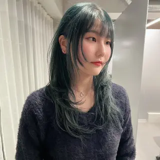 ロング 🐺立川のウルフ屋 さん🐺おかみ🐺のヘアスタイル