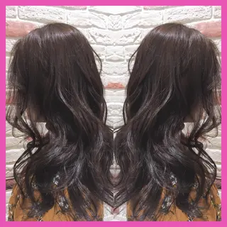 セミロング カラー 推しヘア🎀 NATSUNEのヘアスタイル