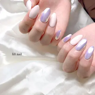 セミロング pllia beautyのネイルデザイン