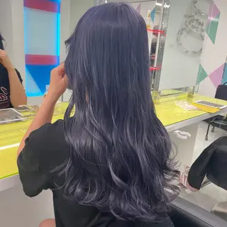 ロング 🦋韓国風カラー🦋 こうせい原宿のヘアスタイル
