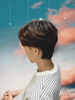 ショート パーマ メンズ 🦉静かに過ごしたい 方、個室席🦉タナカのヘアスタイル