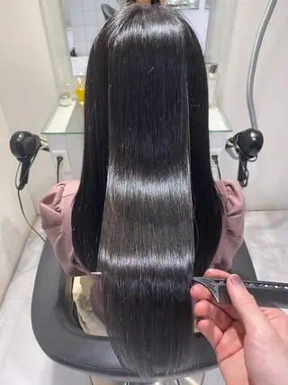 ロング 透明感♡グレージュ ♡ミルクティー♡のヘアスタイル