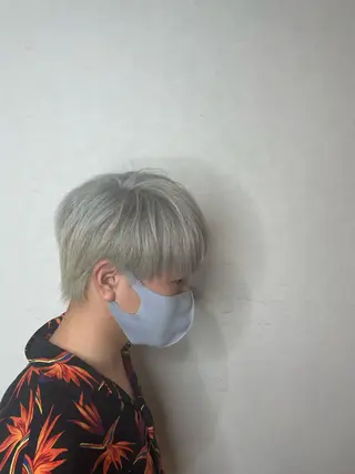 ショート カラー メンズ ALLEN hair 京橋店のヘアスタイル