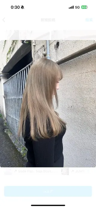 ロング カラー natsuki /HUI 金山のヘアスタイル