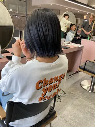 ミディアム カラー 小木曽智美 /ボブ/ショートのヘアスタイル