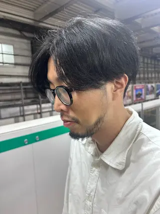 ショート メンズ SALOWIN 新宿三丁目me+所属・レイヤーカット/ボブ /髪質改善/ハルカのヘアスタイル