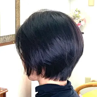 ミディアム カラー エレガンス 六甲店(面貸)のヘアスタイル