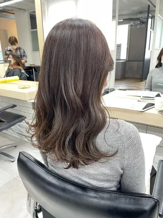 セミロング カラー パーマ 🌷tocca Mai🌷のヘアスタイル