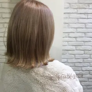 ミディアム カラー GO TODAY SHAiRE SALON所属・🌼透け感カラー 🌼Rinaのヘアスタイル