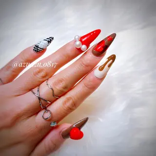 ネイル hair&nail ROOTS所属・ヘアメイク&ネイル ♥️Azuのネイルデザイン