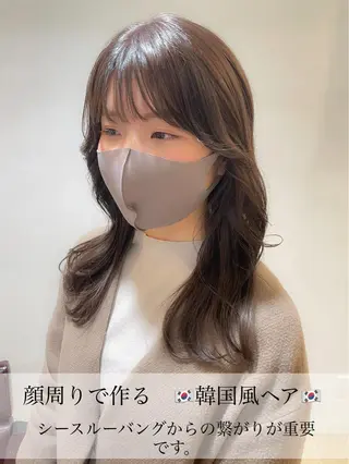 ロング LOMA🇰🇷 銀座クボタのヘアスタイル