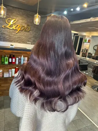 ロング 横浜Lapisあゆみ 艶髪/シールエクステのヘアスタイル