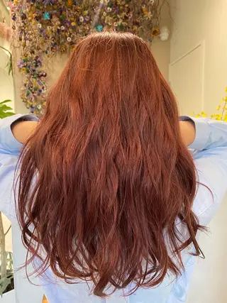 ロング カラー ボブ/インナーカラー /眉毛/Miyuのヘアスタイル