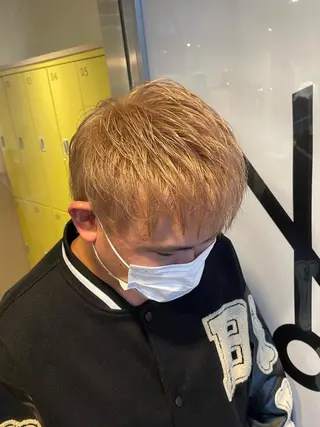 カラー メンズ Le'a所属・渋谷/フェード/ 國分 翔のヘアスタイル