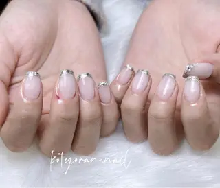 ミディアム カラー パーマ ヘアアレンジ キッズ ネイル マツエク・マツパ アイブロウ Mona【パラジェル ・長さ出し専門店】のネイルデザイン