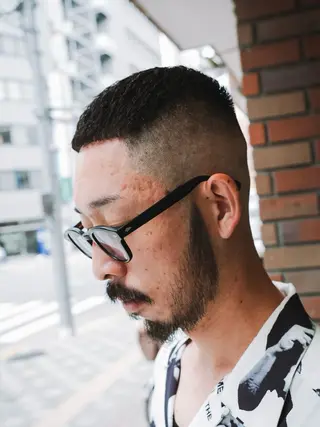 ショート メンズ Ruff cutters立川店別館所属・女性理容師 MOEのヘアスタイル