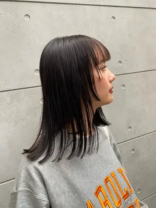 ミディアム 吉武 茂暉のヘアスタイル