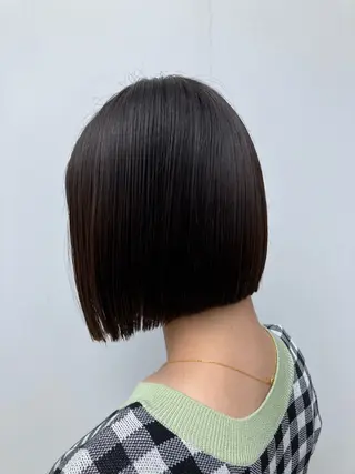 ショート ショート/ボブ/顔周 りレイヤー/RINAのヘアスタイル