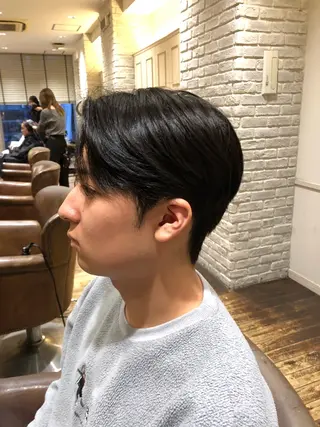 パーマ メンズ 韓国メンズヘア シンユウのヘアスタイル